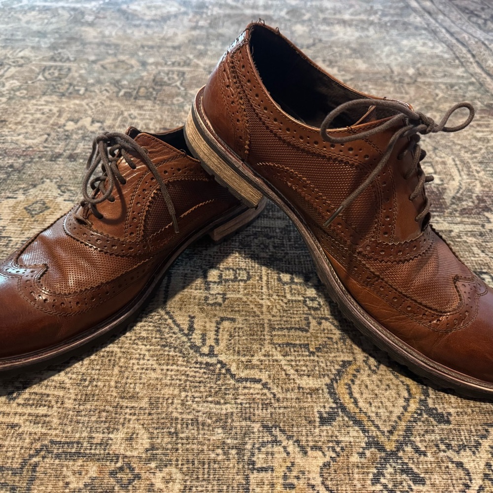 Steve Madden Brown Oxford Loafer Men’s Dress Shoes